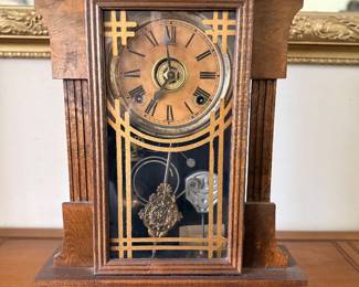 Sessions Oak Shelf Clock