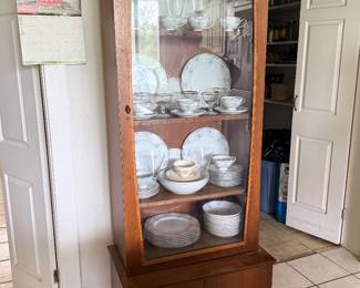 Gun Cabinet converted to China Cabinet