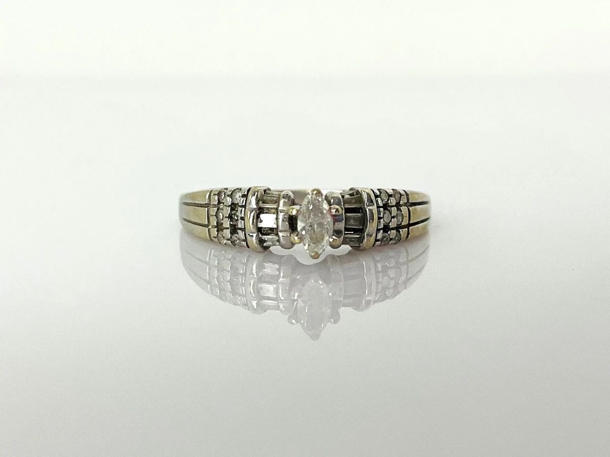 White Gold Diamond Ring