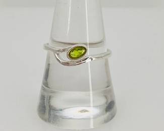 Peridot Silver Ring