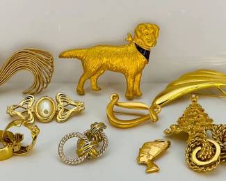 Gold Tone Fashion Pins