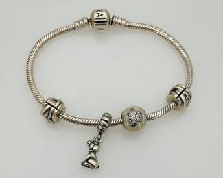 Pandora Bracelet with Dog Charms