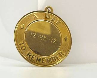 "A Day to Remember" Gold Charm