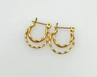Gold Hoop Earrings