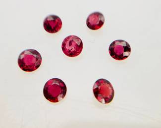 African Ruby Gemstones