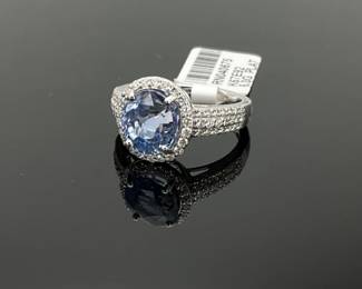 Sapphire & Diamond Ring
