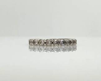 Silver Rhinestone Ring