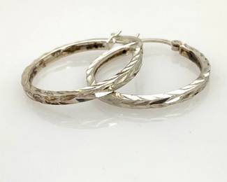Sterling Silver Hoop Earrings