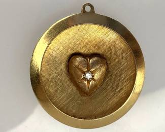 14K Gold & Diamond Charm