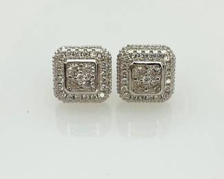 Sterling Silver CZ Earrings