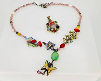 Whimsical Necklace and Pendant