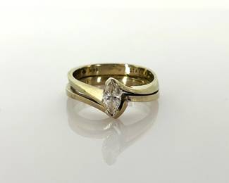 White Gold Diamond Solitaire Set