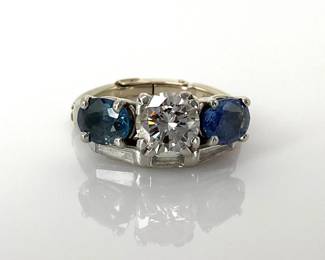 Diamond & Sapphire Ring