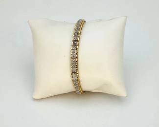 Sterling Silver Diamond Tennis Bracelet