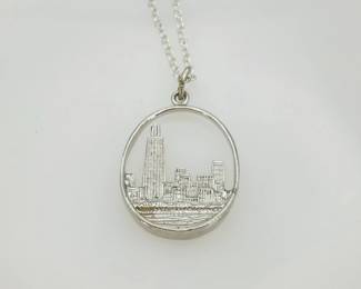 Silver "Chicago" Necklace