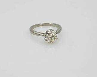 Moissanite Solitaire Ring