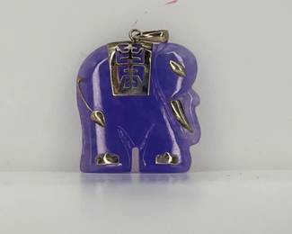 Lavendar Jadeite Pendant