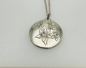 Vintage Kirk Stieff Pewter Necklace