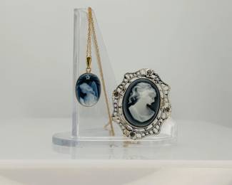 Cameos and Porcelain Box