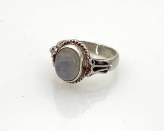 Sterling Silver Moonstone Ring