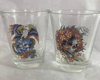 Ed Hardy shot glasses