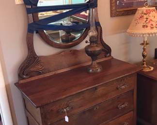 Old dresser with mirror