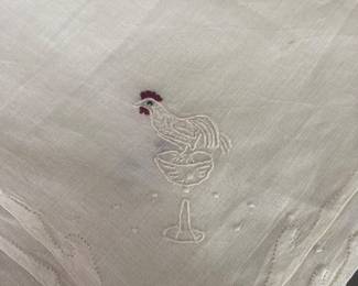 12 vintage cocktail napkins