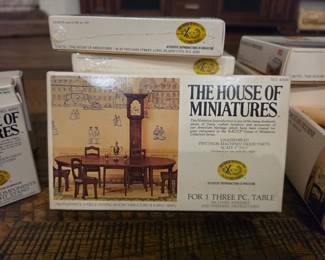 X-ACTO House of Miniatures Dollhouse Furniture -- most NIB