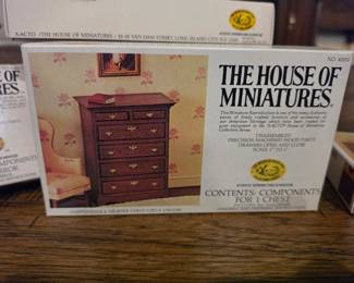X-ACTO House of Miniatures Dollhouse Furniture -- most NIB