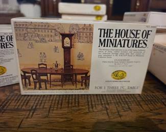 X-ACTO House of Miniatures Dollhouse Furniture -- most NIB
