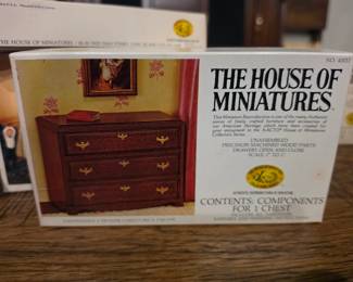X-ACTO House of Miniatures Dollhouse Furniture -- most NIB