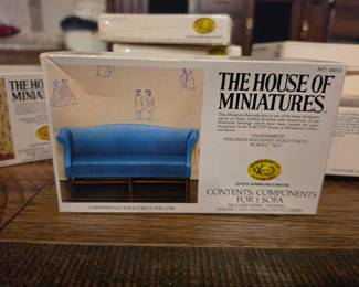 X-ACTO House of Miniatures Dollhouse Furniture -- most NIB