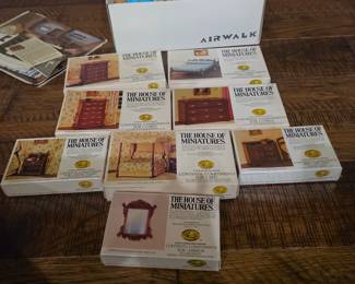 X-ACTO House of Miniatures Dollhouse Furniture -- most NIB