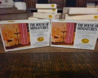 X-ACTO House of Miniatures Dollhouse Furniture -- most NIB
