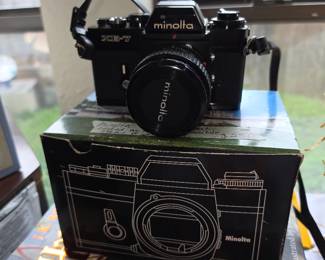 vintage Minolta  XE-7 film camera