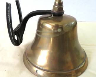 school bell with horseshoe