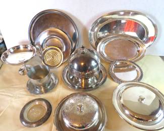 silver plate serving ware
