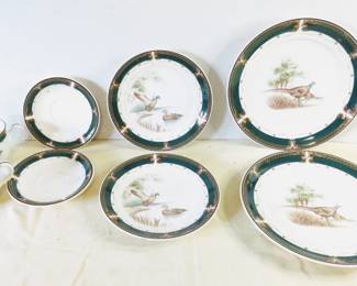 Wild birds plates and cups