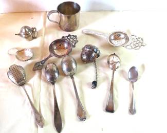 Sterling tea servingware