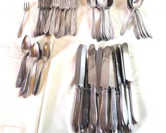 community silver plate flatware