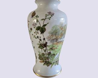 Franklin Porcelain Autumn Glen Vase  By Peter Banett