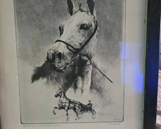 Greyhound Horse Print by R.H. Palenske