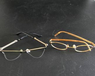 Designer Eyewear Pair  Versace  Christian Dior Frames 2 pcs