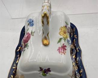 Limoges Covered Cheese Dish