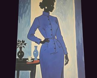 Chanel Silhouette Art Print