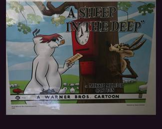 Warner Bros. A Sheep in the Deep Limited Edition Gicle Lobby Card