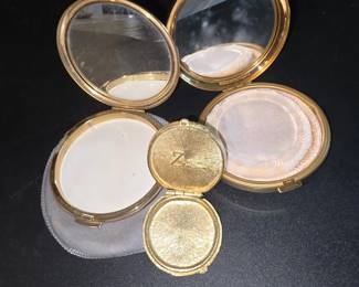 Compact Collection with Hand Mirror  Stratton England  Others 5 compacts mirror
