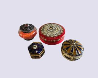 Decorative Small Boxes  FourPiece Assortment
