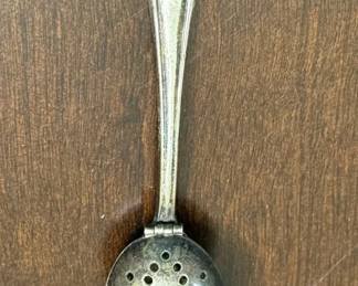 Vintage EJB Silverplate Tea Infuser Spoon