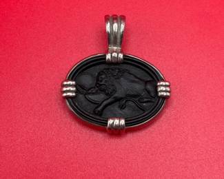 Sterling Silver Lion Pendant